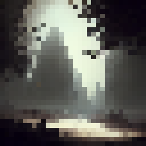 Ink wash painting. A swarm of soldiers, cloaked in fog, navigate rugged terrain as they carry wounded comrades to safety amidst the smoldering aftermath of a battle.