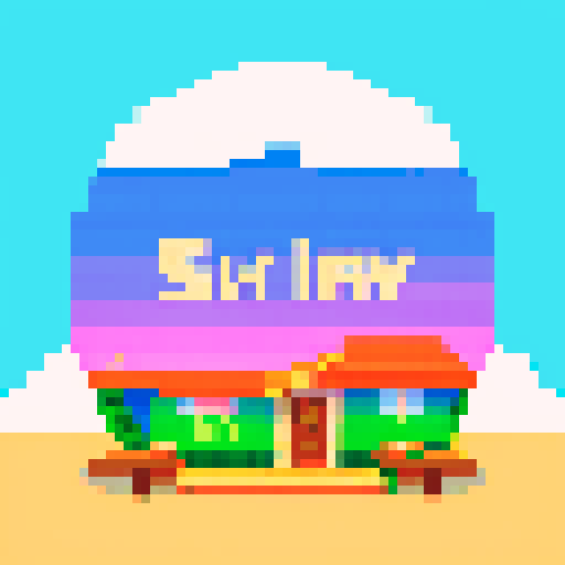 Text saying "The Serenity Hangout" in orange