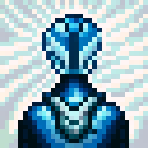armour, shiny metallic, intricate detailing, bold colors, game icon, 32x32 pixel art, sRGB, skill art, close up, portrait
