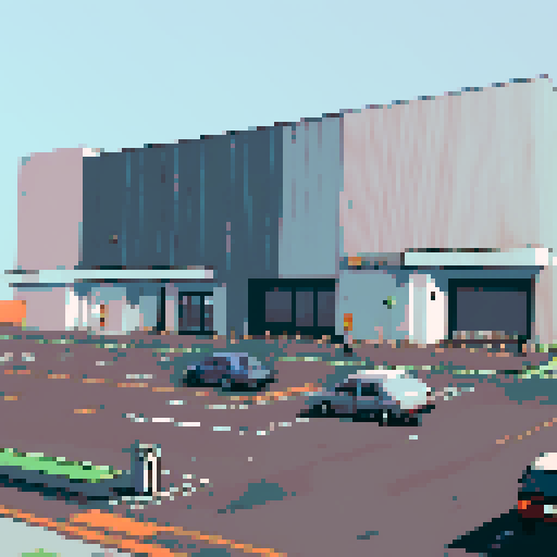 Write Emazon on the wall. Make some space for parking 