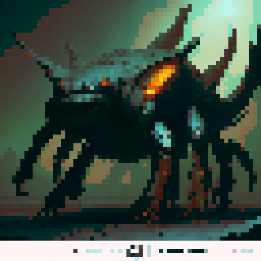 giant demon spider, dark fantasy rpg