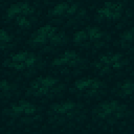 dense forest canopy, dark green treetops, shadowed patches, seamless edges, isometric 2D pixel art tile, 32x32 pixels, sRGB, pixel art