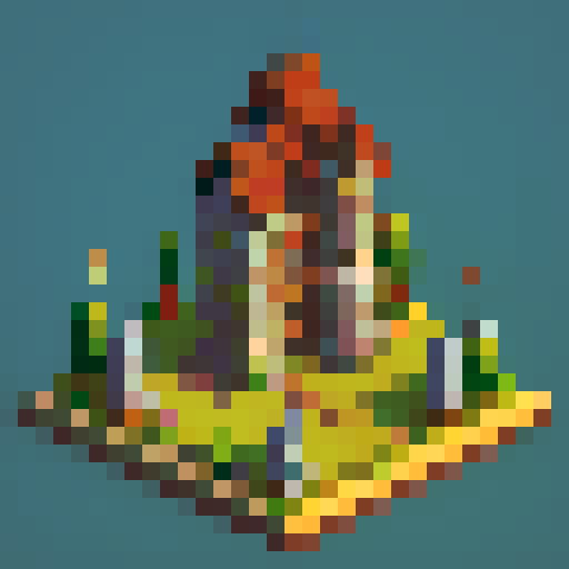 archer tower, tall and sturdy, wooden structure, arrow slits, medieval-inspired, pointed rooftop