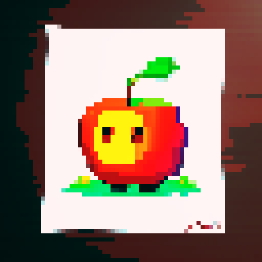 please draw a apple