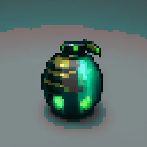 futuristic grenade