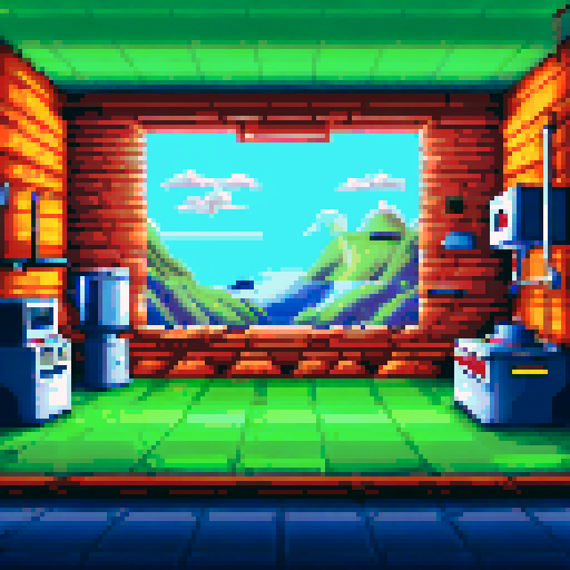 inside of evil laboratory room