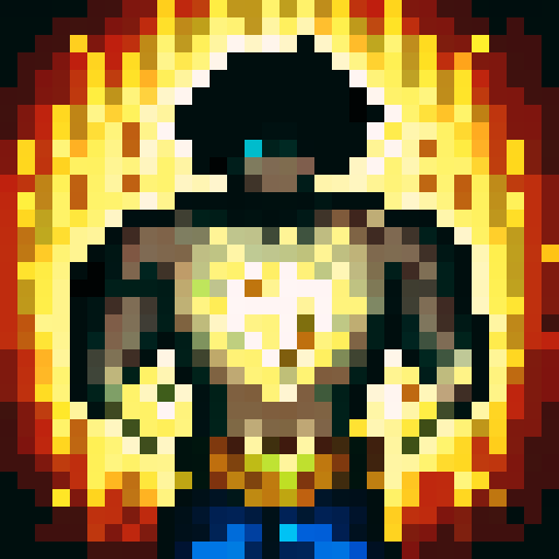 Create Goku in the style of TMNT Shredders Revenge.