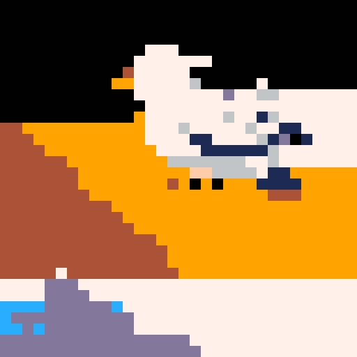 a white bird with a black head and red beak in flight, with dark outline