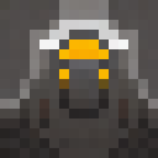 A sword with a wooden hilt, silver blade, and golden edge