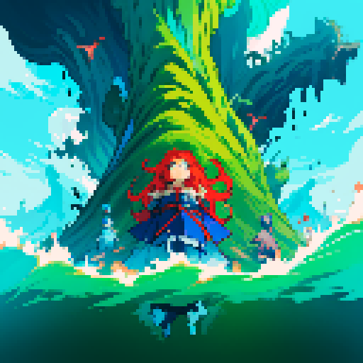 wave of goo, goo looming over heroes, heroes drowning in goo