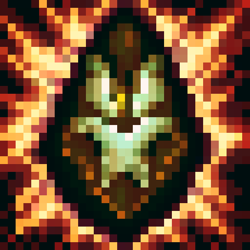 A white rabbit meditating