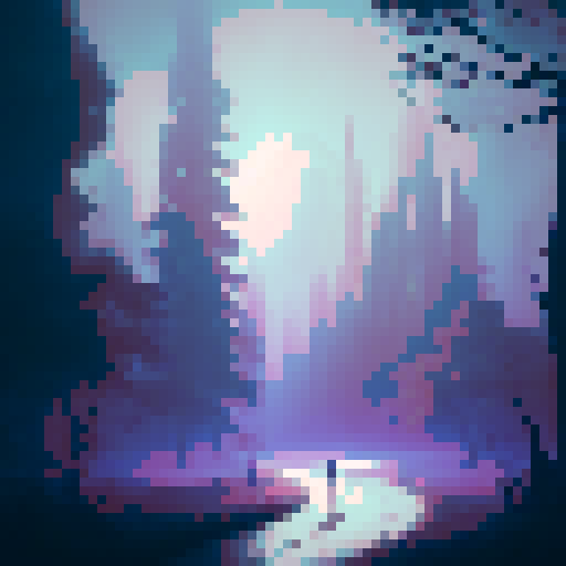 "Paint a hauntingly beautiful, impressionistic landscape of a shadowy forest with twisted branches reaching for the sky, silhouetted by the moonlight and encircled by a misty fog."