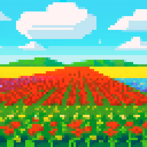 field of wildflowers