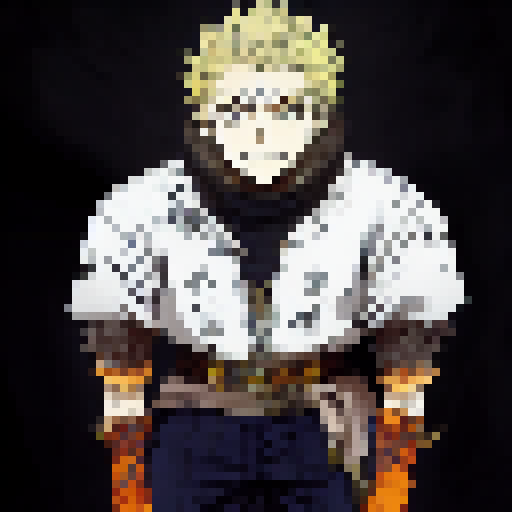 asta from black clover, vivid color and cool style