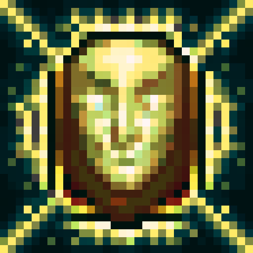 Windows Forms Designer Form template, game icon, 32x32 pixel art, sRGB, skill art, close up, portrait