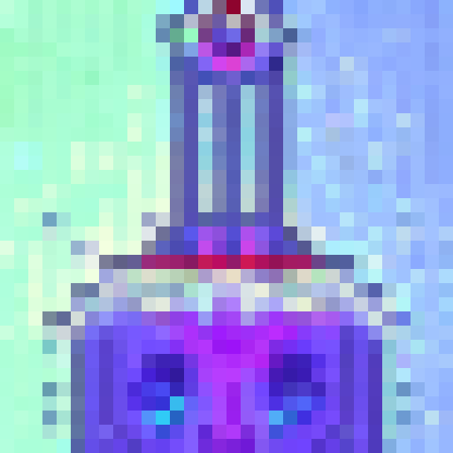 Robotic overlords reign supreme on TA Times' cover, flaunting neon colors and a 32x32 pixel art style.