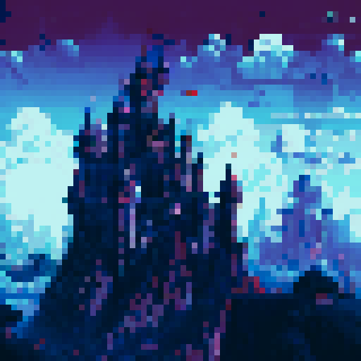 Dark mid evil themed castles