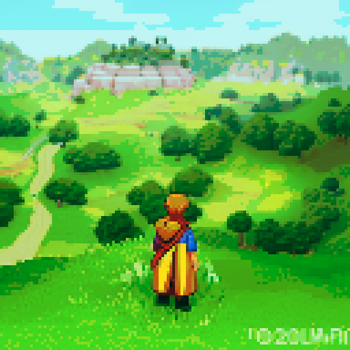 Man standing on grassy cliff, plains, hills