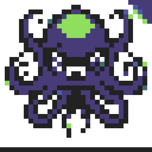 smiling shark, pixel art, sRGB, vibrant colors, sharp teeth, playful expression