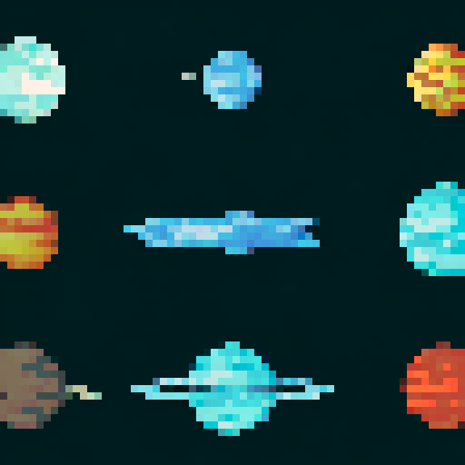 generate a 512 x 512 image of the 3rd planet from thr top