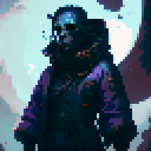 creepy cemetery background, dark blue and purple and black colors