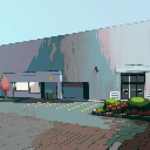 Write Emazon on the wall. Make some space for parking 