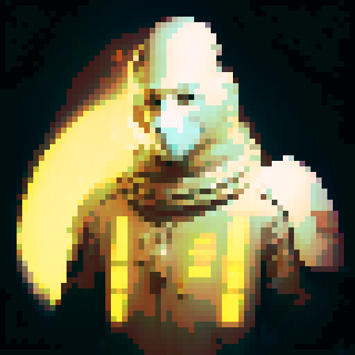 Sand guy with a tray on his head and cristal on his chest funny looking