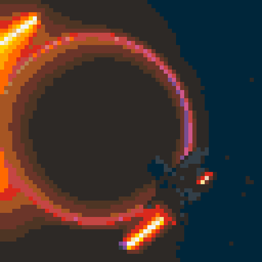 A pixelated Millennium Falcon soaring through a vibrant cosmos, illuminated by the glow of a neon lightsaber duel between Darth Vader and Luke Skywalker, with explosions of pixelated debris creating a mesmerizing display of retro-style Star Wars cover art