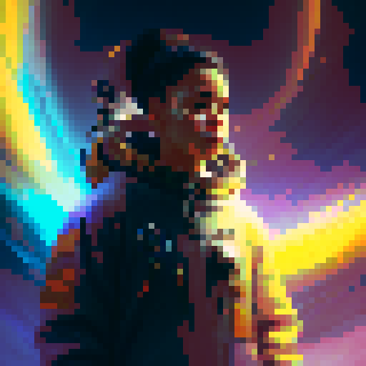 a person on the clouds doing airbending