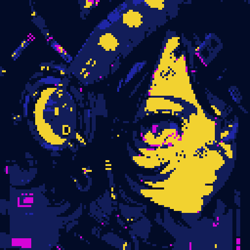 cyberpunk anime girl with cat ears, headphones, cyborg eyes, portrait