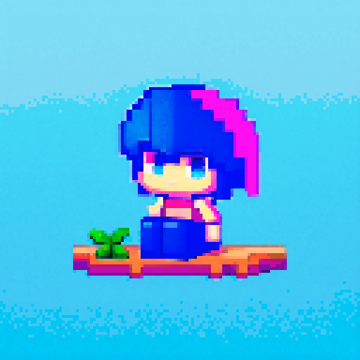 top-down 2D game main character