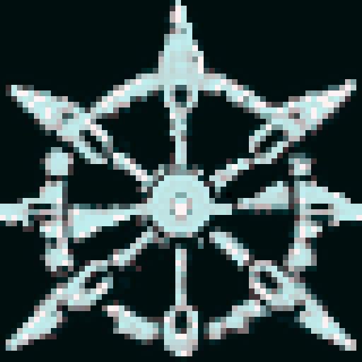 sci-fi, glowing laser sword, fan, vibrant colors, pixelated, detailed hilt, close-up, intense expression, futuristic, 64x64 pixels, sRGB, skillful art, game icon