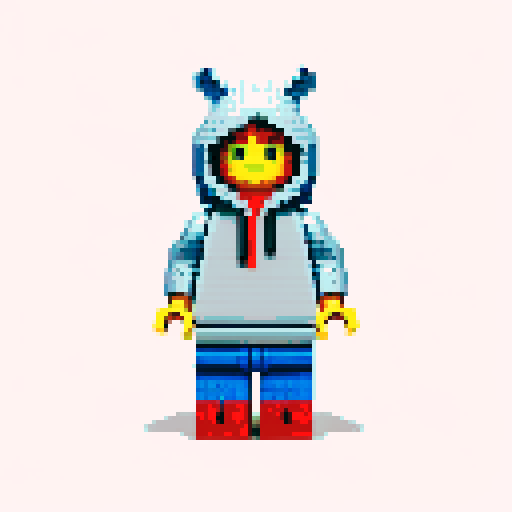 hoody pixel lego