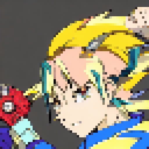 Dante Koryu, fiery and determined, launches his beyblade with fierce intensity, slicing through the air with blazing speed and leaving a trail of sparks in his wake, as his anime-styled form radiates with power and passion.