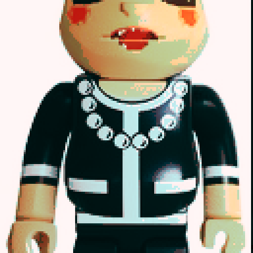 pixelated lego brick, vibrant and blocky color palette, 3D isometric view, small and intricate details, stackable building blocks, retro video game aesthetic, low resolution squares, sharp edges and corners, nostalgic 8-bit graphics, iconic interlocking pieces, endless creative possibilities