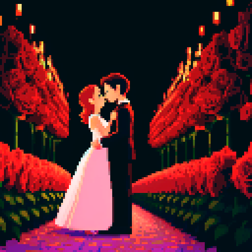 On a summer night, a boy brought three billion roses and love to a girl.