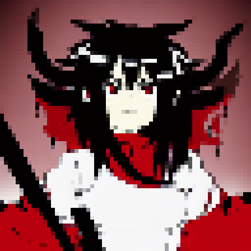 demon slayer, anime style, red and black colors