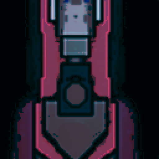 Space ship, vibrant colors, retro vibes, pixelated stars, angular design, glowing thrusters, 8-bit spaceship, glowing cockpit, space exploration, futuristic spacecraft, smooth outline, alignment in center, radar on top