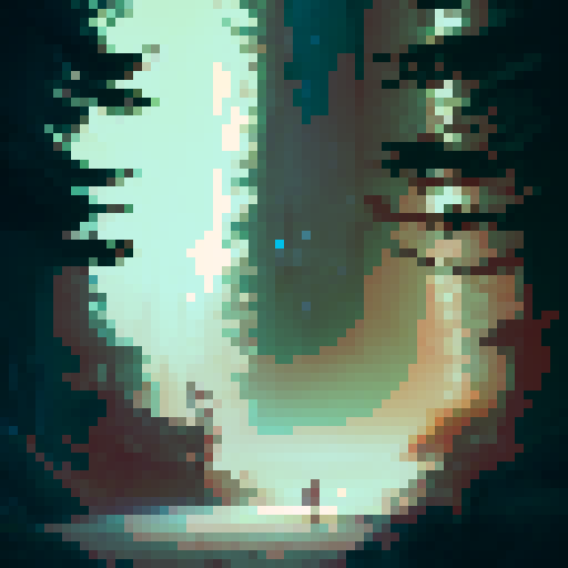 daytime fantasy forest clearing