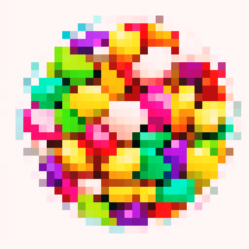 rainbow candy mix in different shapes in a glass bowl, white background