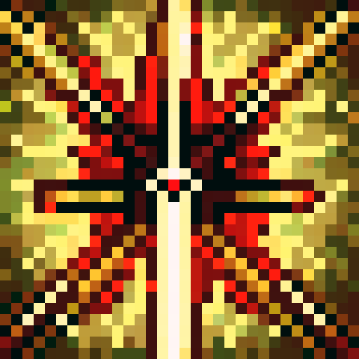 Darkness sword, black and red