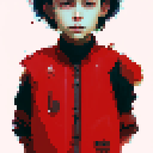 guy with identity as devil but hides as a human boy with greenscreen behind