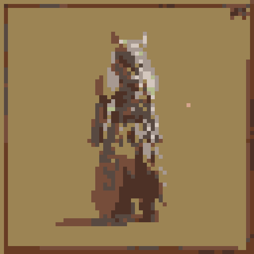 small fantasy icon of light cavalry for use in a fantasy wargame