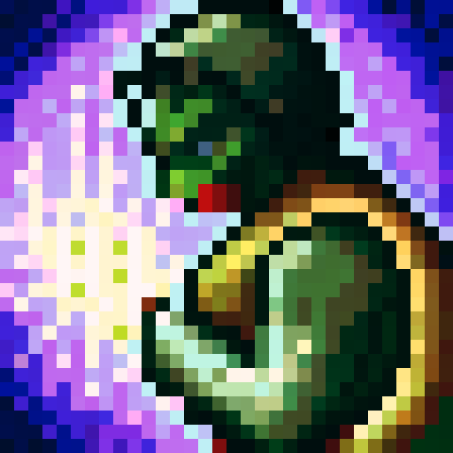 Create Goku in the style of TMNT Shredders Revenge.