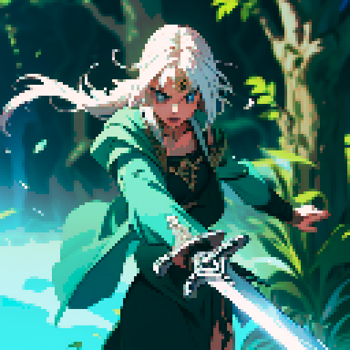 Swinging sword, sword slash, slashing attack