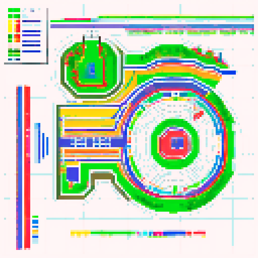 color map of the race track