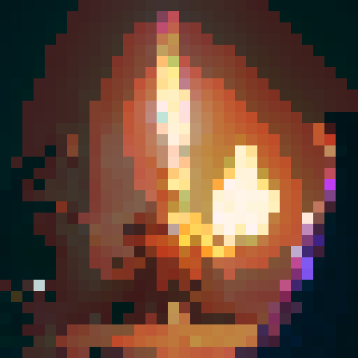 A group of adventures gather around a campfire telling stories to eachother. The male warrior is leaning forward, on hand resting in his lap, the other raised up in a jovial manner as he regales the tales of his travels. The female wizard, whom is rather voluptuous, keeps to herself as she reads her book of spells in one of her hands, the other playing with a little flame wick. The wizards legs are crossed  under her long violet dress, her big rimmed hat resting stop of her head.