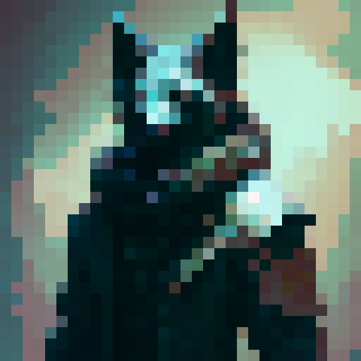 A bloody werewolf, very agressive