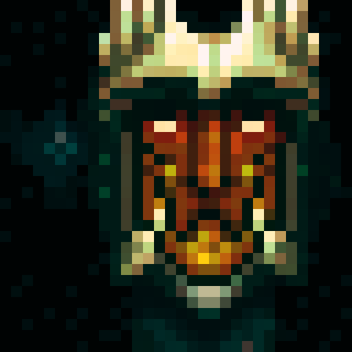 Pixel style portrait