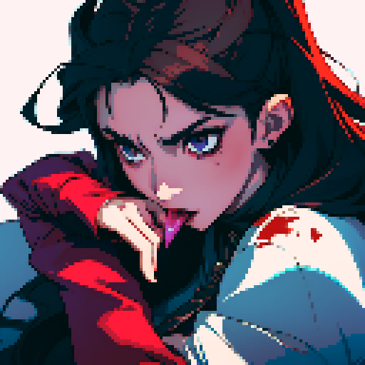 vampire sucking blood from a person's neck